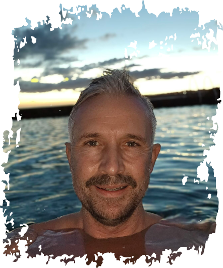 Man in the sea