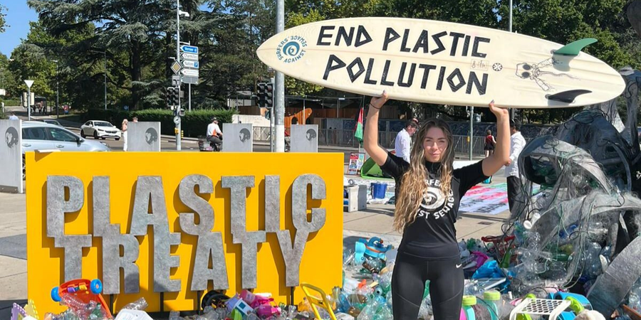 Activist at Global Plastics Treaty