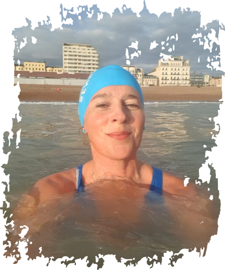 woman sea swimming