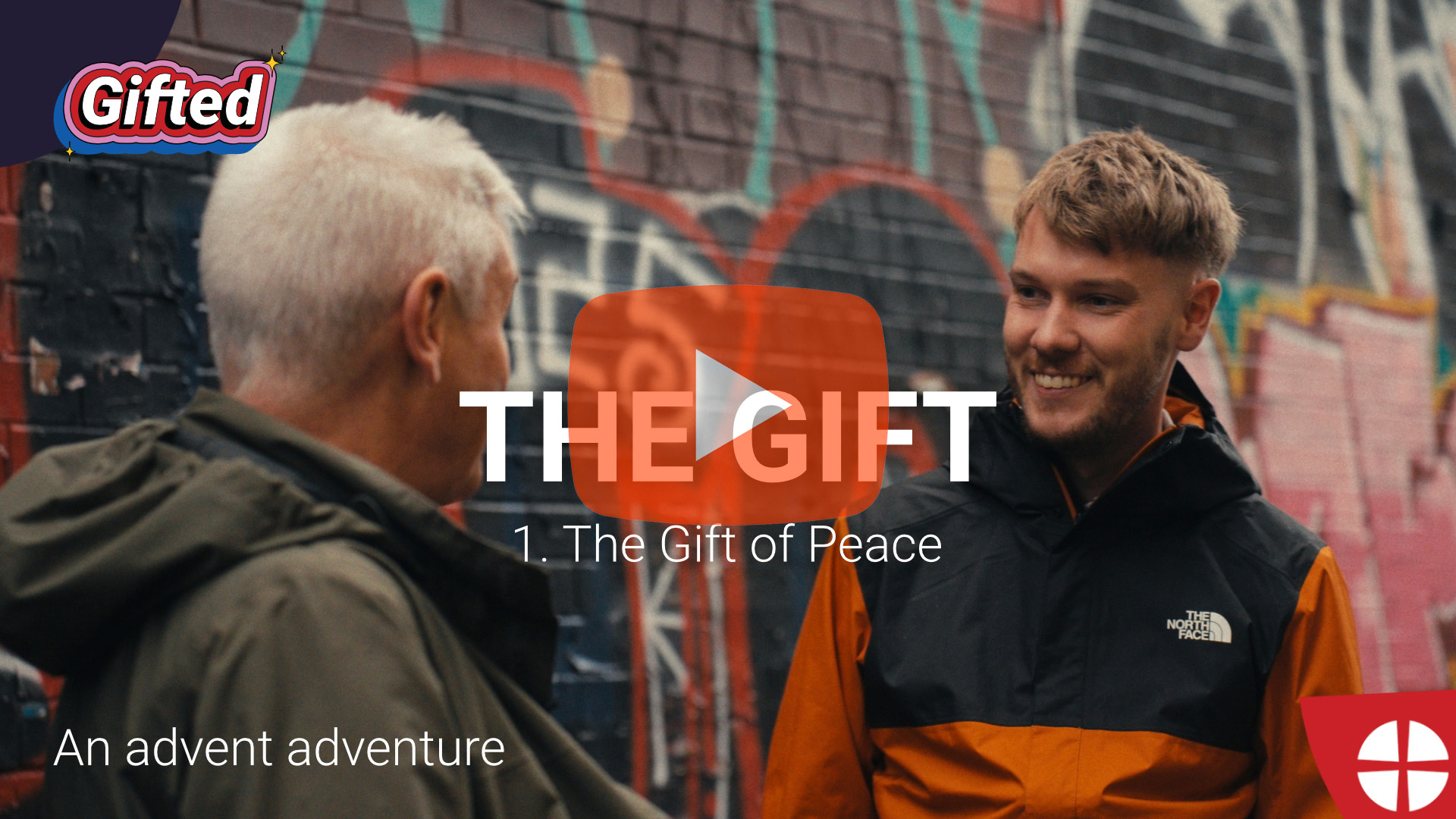 A still from the video The Gift of Peace