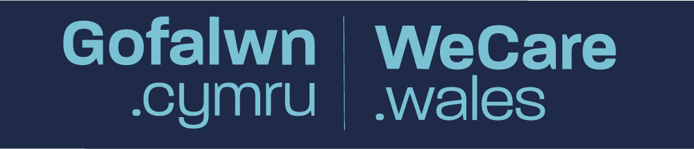 WeCare Wales logo Gofalwn Cymru