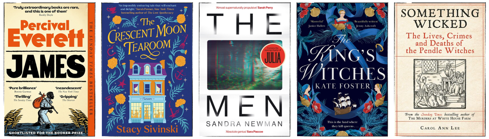 Image of 5 Cambridgeshire Reads title covers