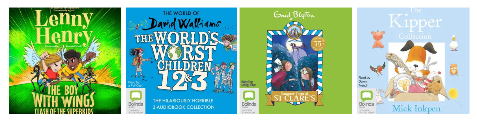 Junior audiobookscovers