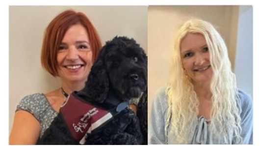 Louise Drew DS and her hearing dog and An