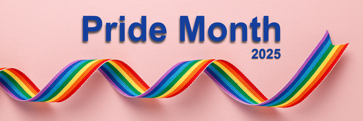 Pride Month 2025 with Rainbow Ribbon
