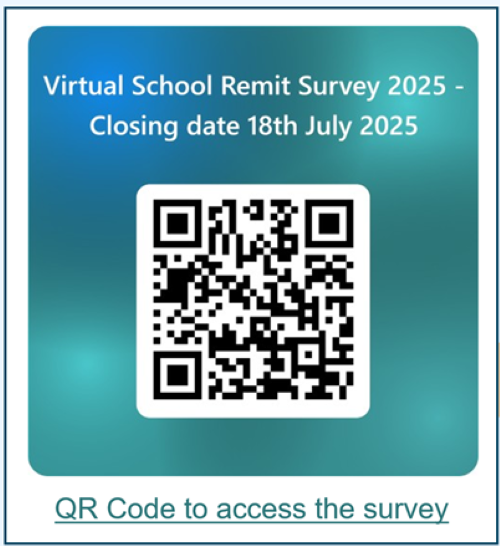 Virtual School remit survey QR code