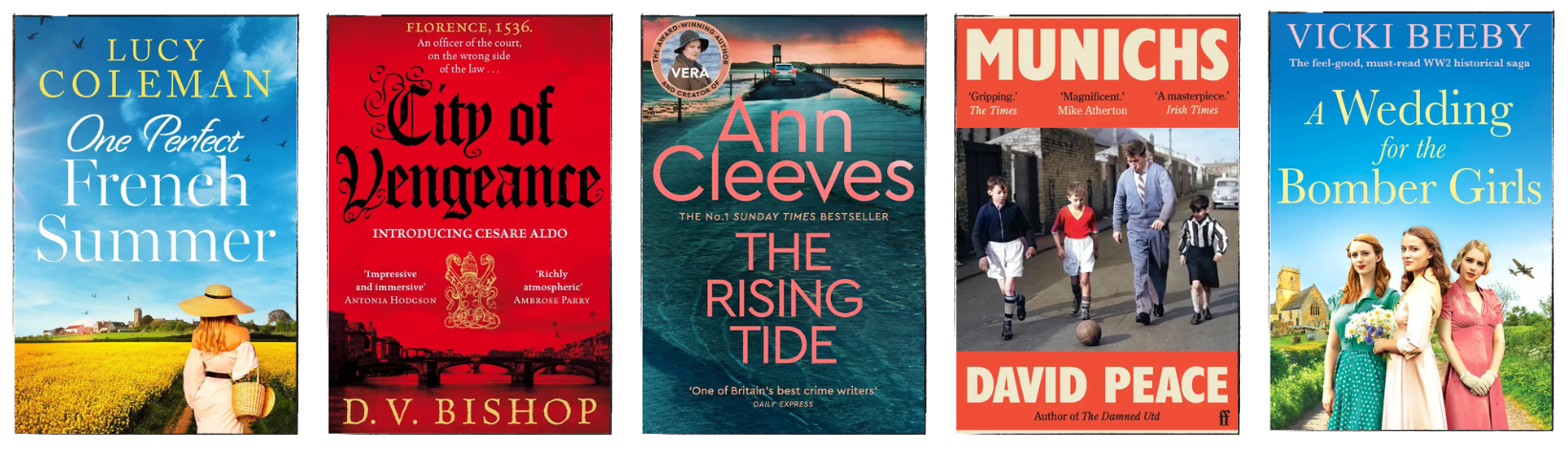 Covers of the August titles