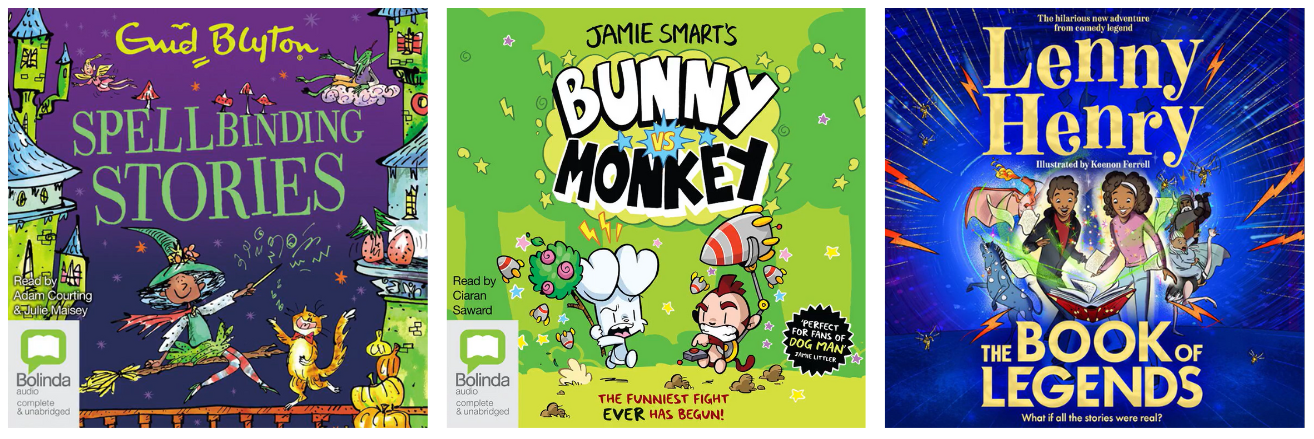 Image of 3 available Cambridgeshire Junior Listens titles