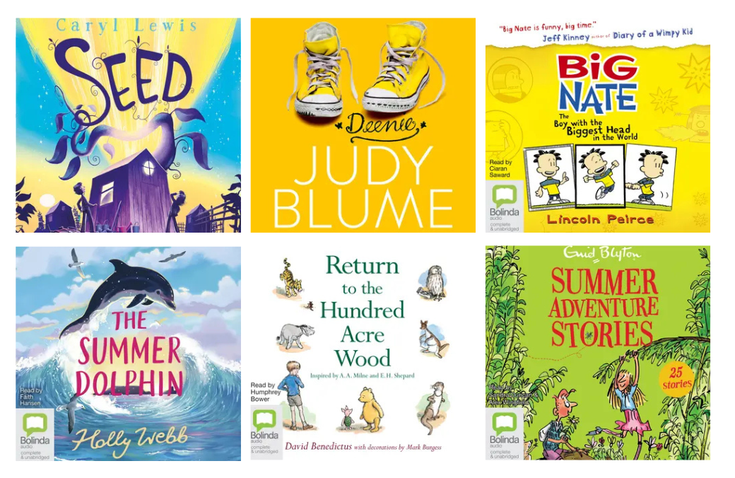July junior audiobook covers