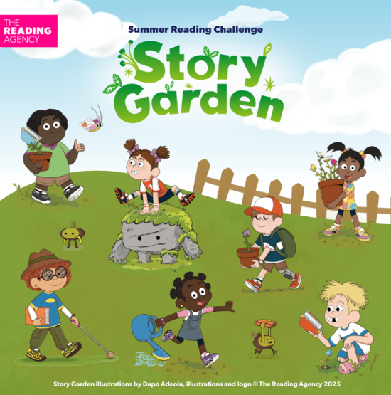 Summer reading challenge poster image