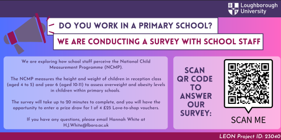 Loughborough LEON Project flyer