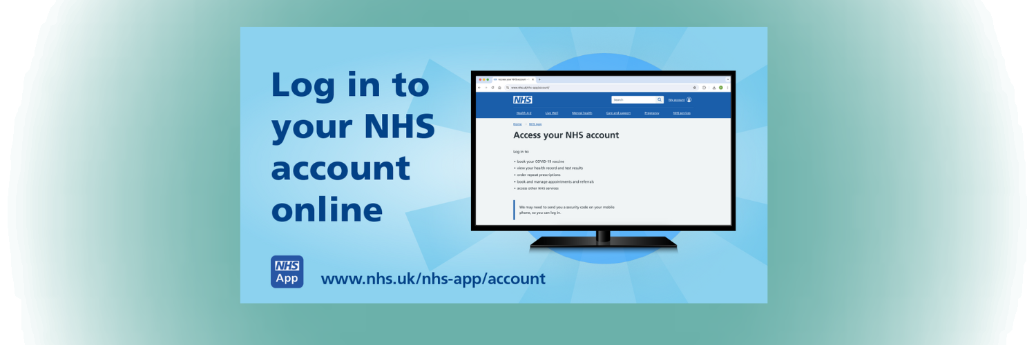 NHS app login image