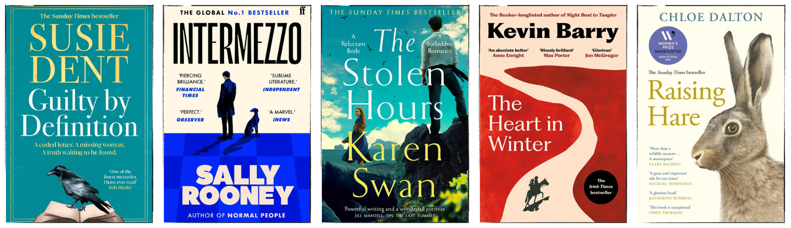 Image of five eBook covers