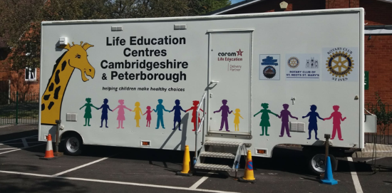 Life Education Centre bus