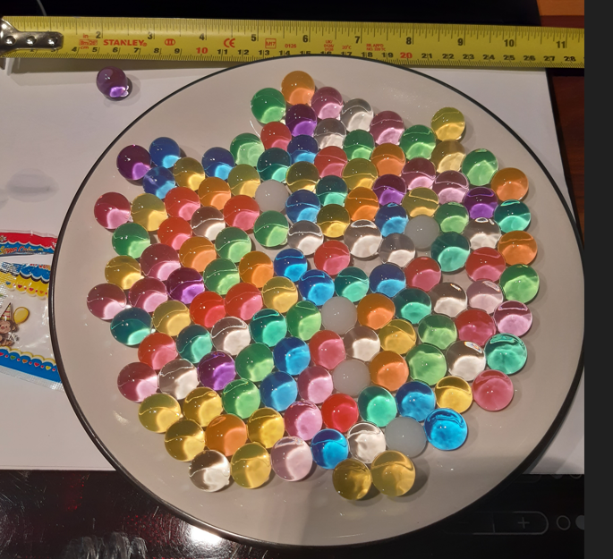 Water beads in bowl