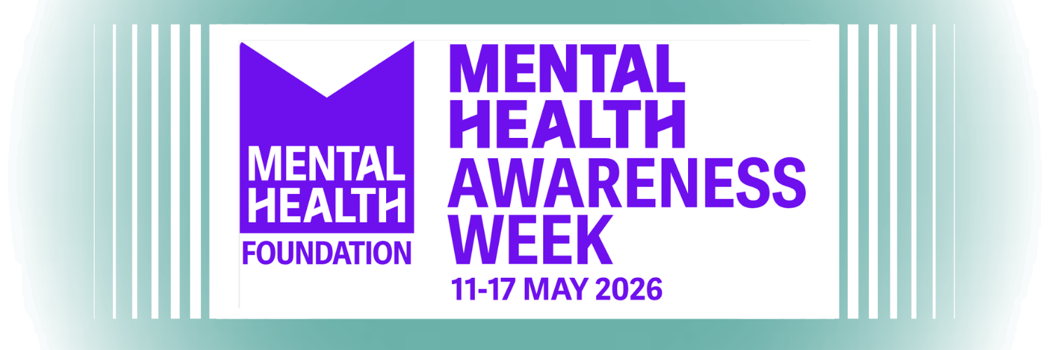 Image shows purple text that reads ' Mental Health Foundation, Mental Health Awareness Week, 11-17 May 2026.