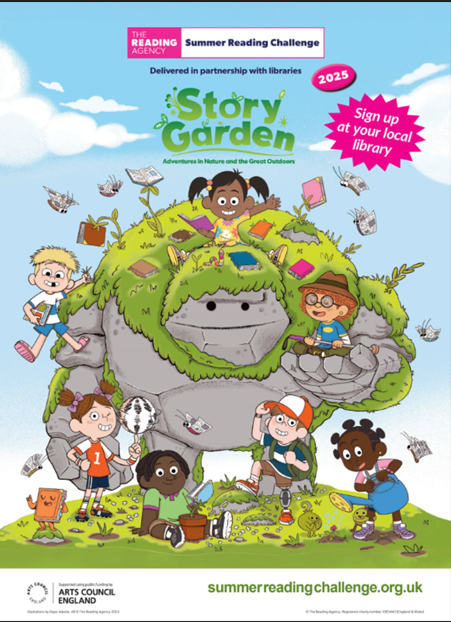 Summer Reading Challenge Story Garden
