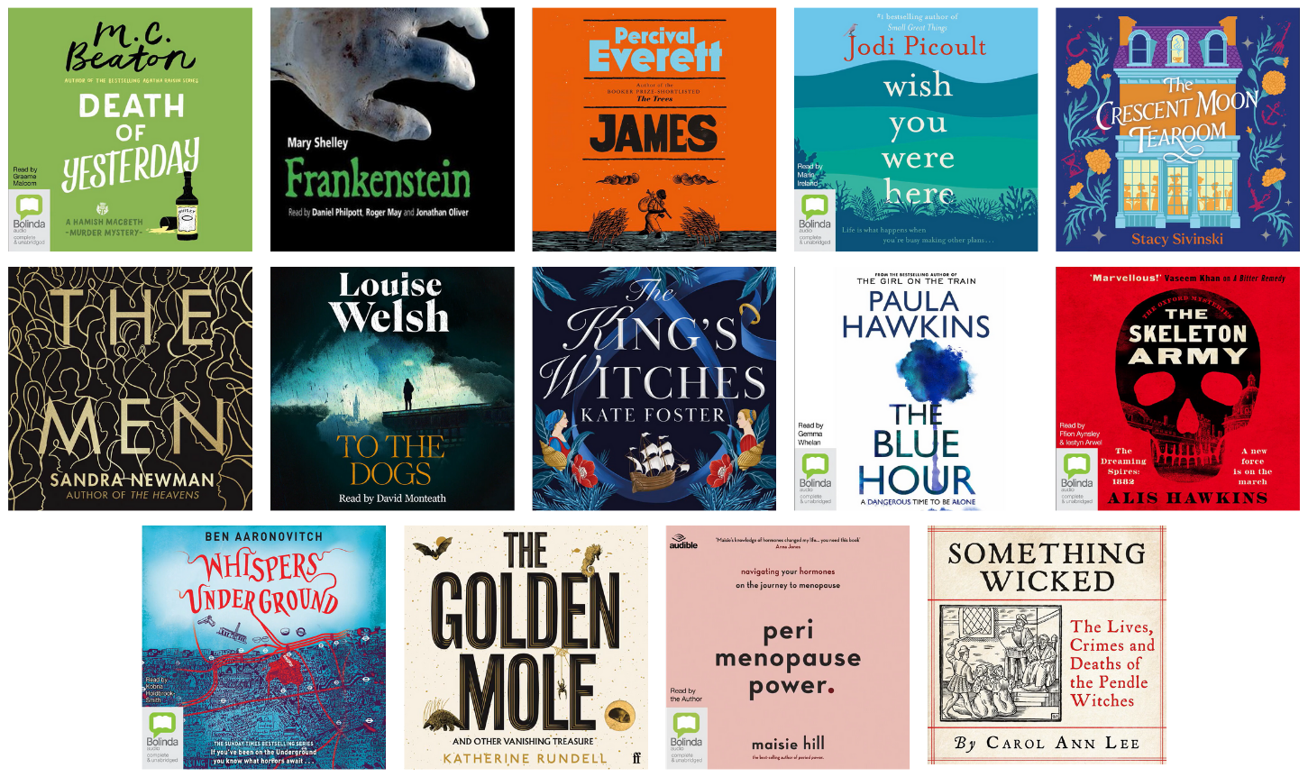 Image of 14 available Cambridgeshire Listens titles
