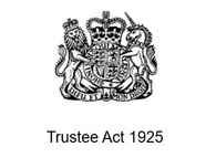 The Royal Coat of Arms above the title 'Trustee Act 1925', from the title page of the legislation.