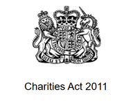 The royal crest above the legislation title. Charities Act 2011.