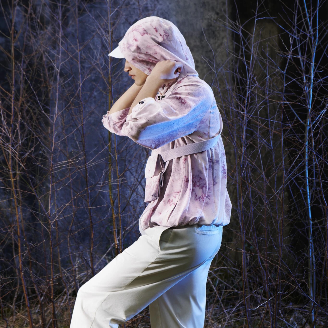 Woman in biodesign pink jacket CREDIT NPOL