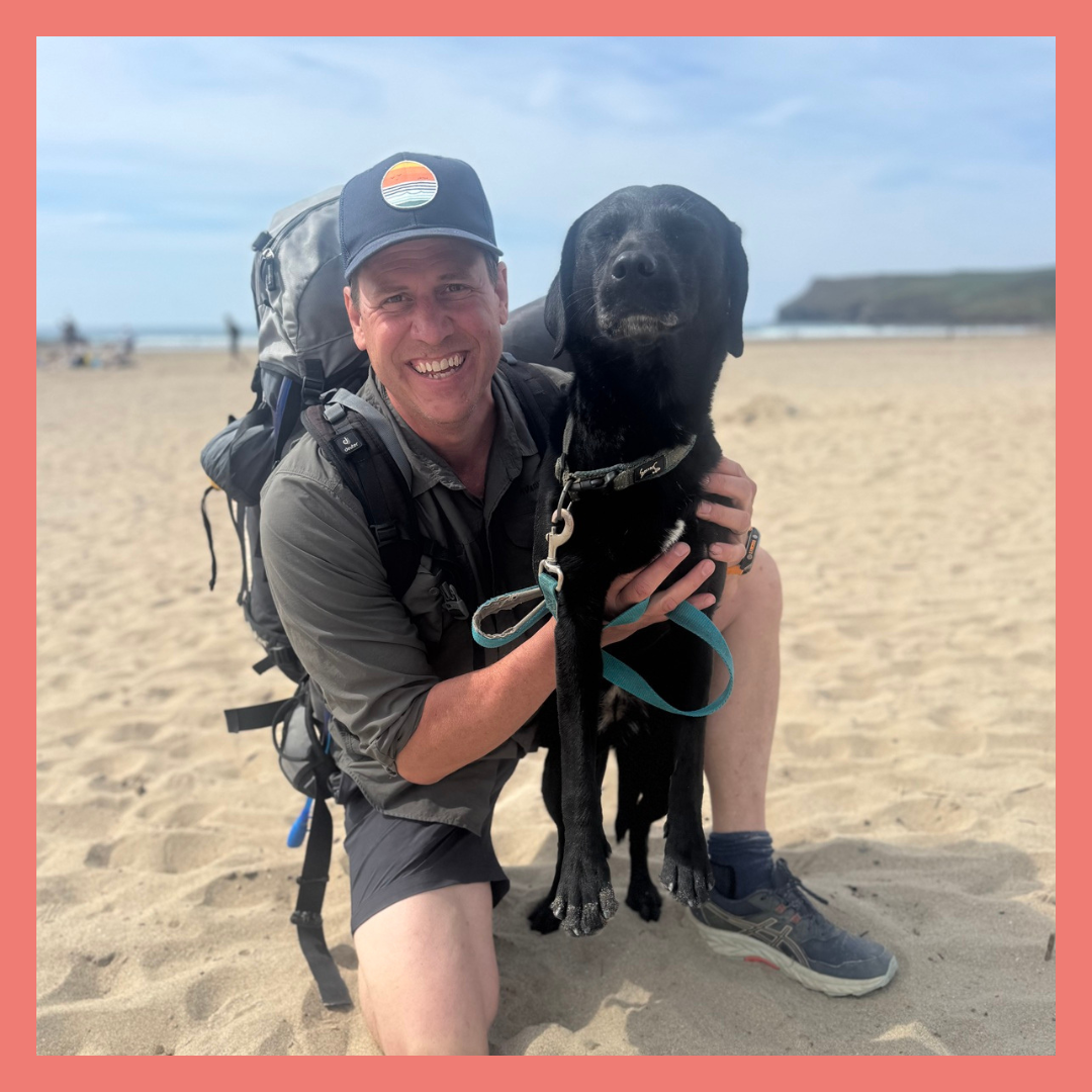 A man and his dog