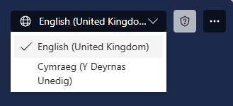 Language selection