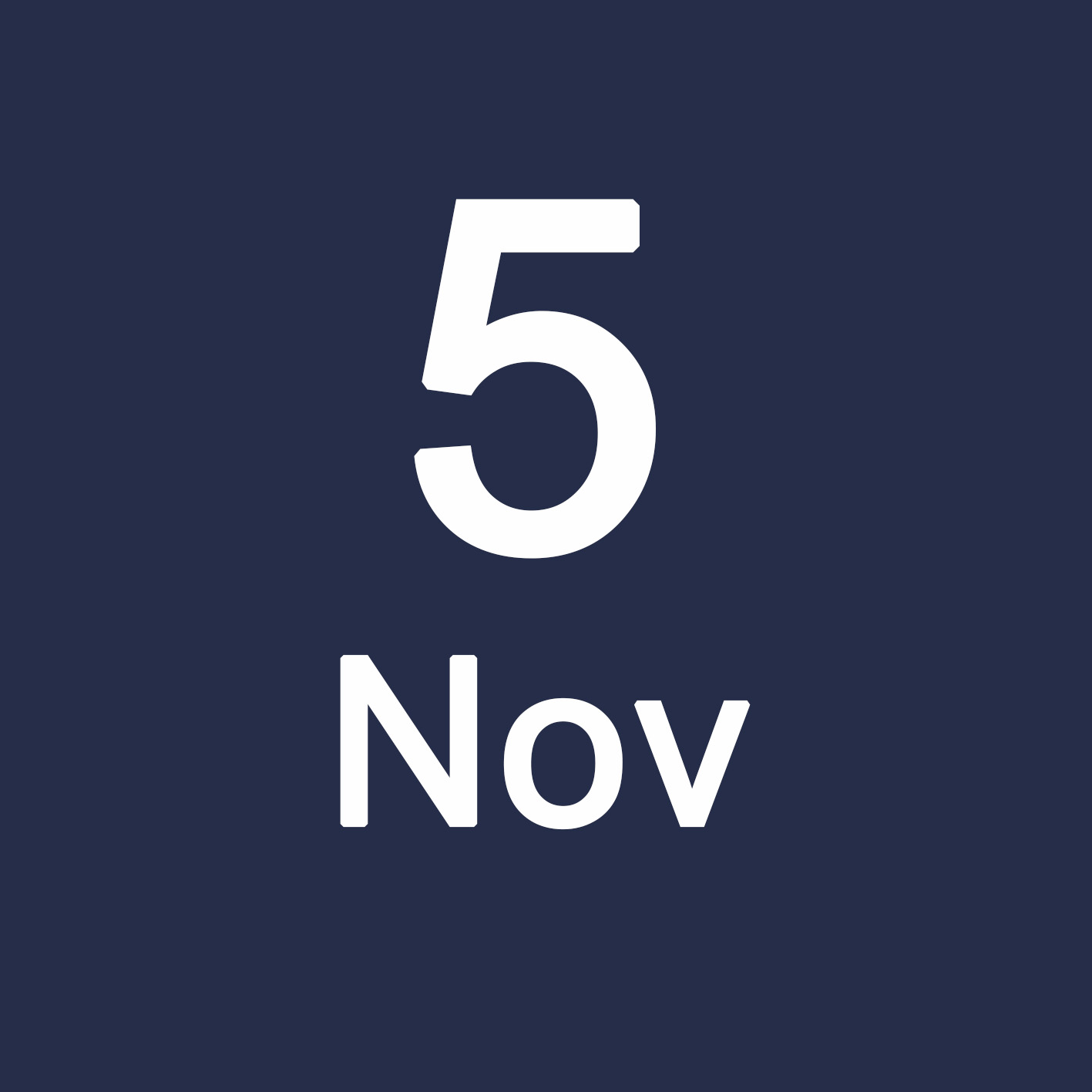 5 Nov