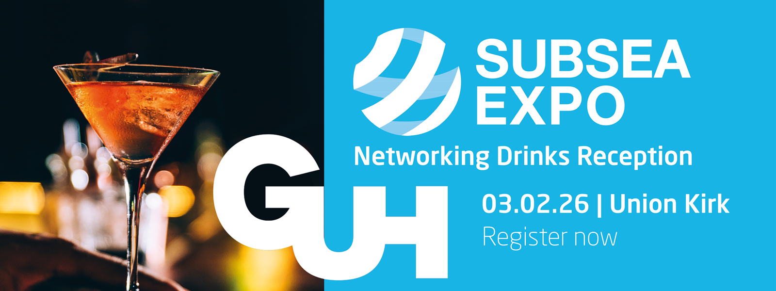 Artwork for 'Official Subsea Expo 2026 Networking Drinks Reception' event