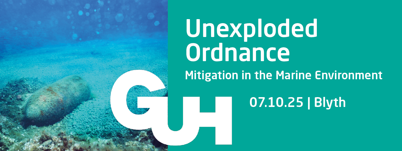 Artwork for 'Unexploded Ordnance: Mitigation in the Marine Environment' event