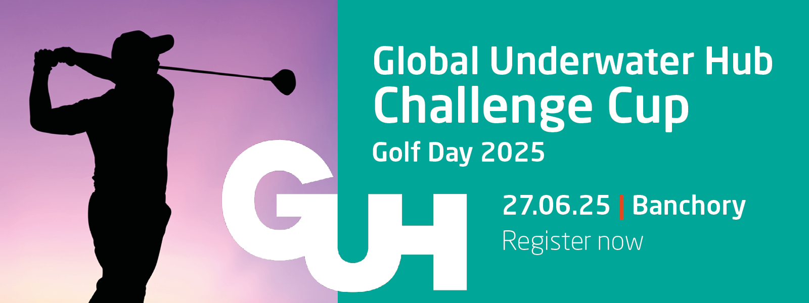 Artwork for 'Global Underwater Hub Challenge Cup Golf Day 2025' event