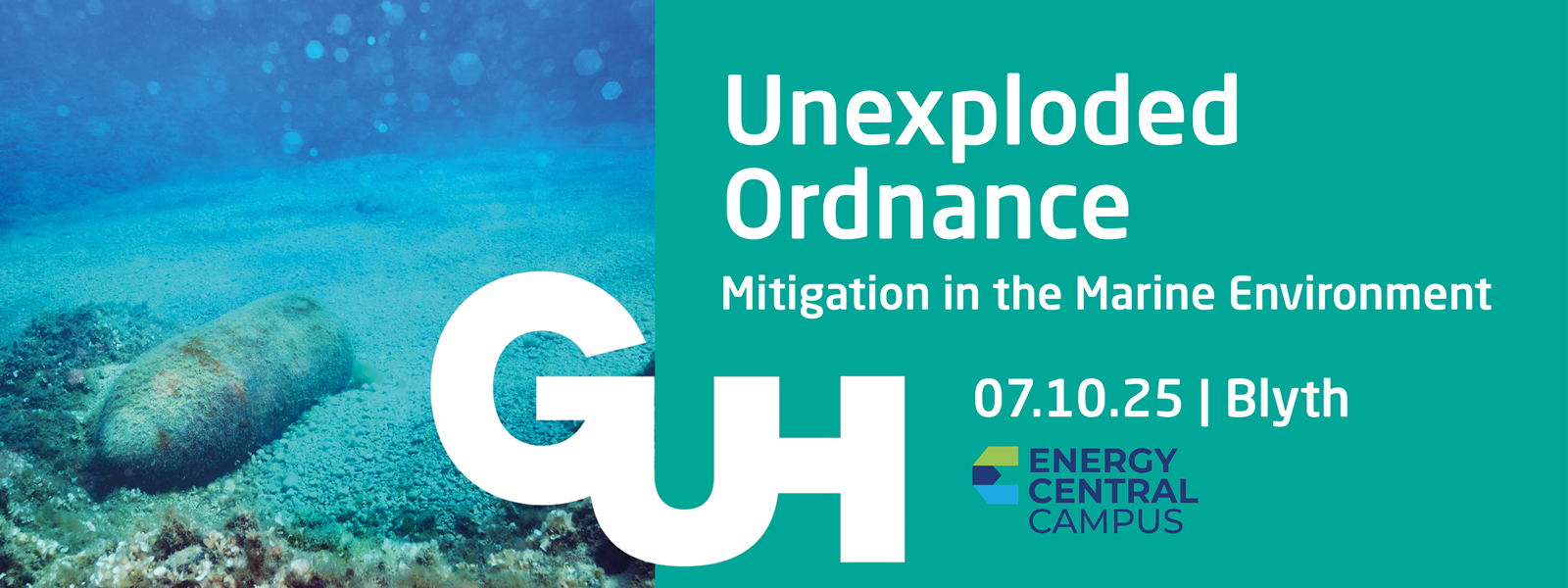 Artwork for 'Unexploded Ordnance: Mitigation in the Marine Environment' event