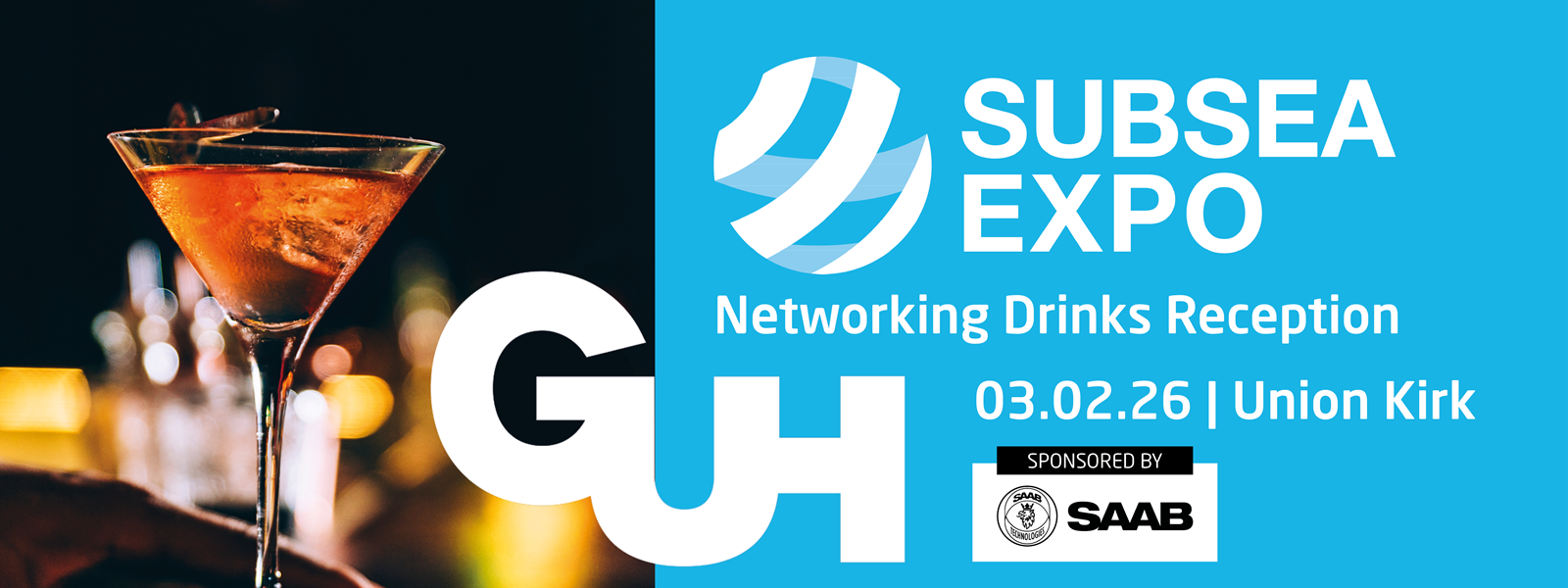 Artwork for 'Official Subsea Expo 2026 Networking Drinks Reception' event