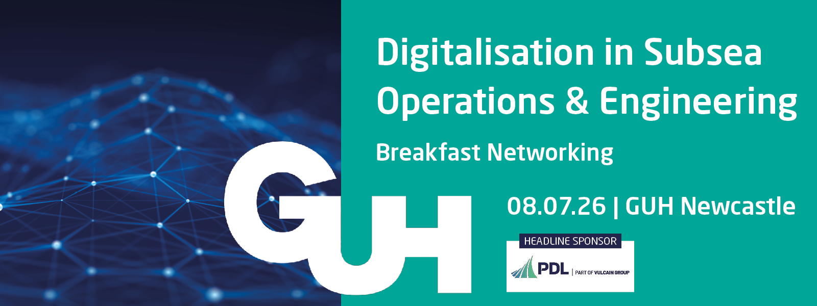 Artwork for 'Digitalisation in Subsea Operations & Engineering' event