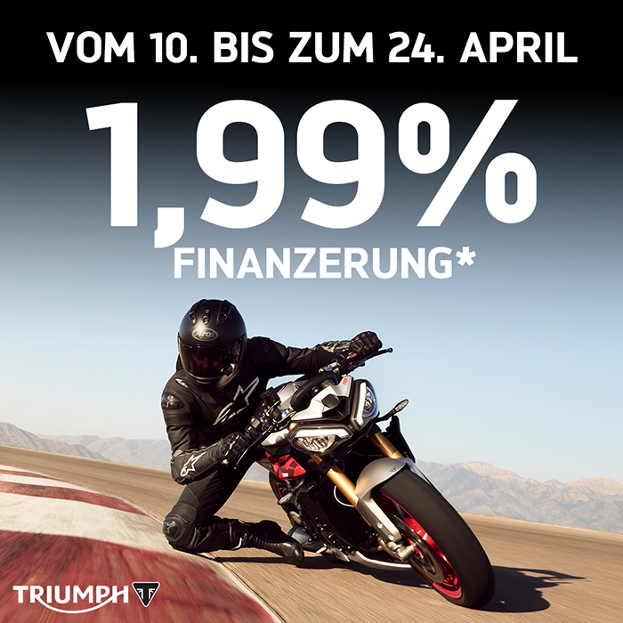 Vom 10. bis zum 24. April - 1,99% Finanzierung*